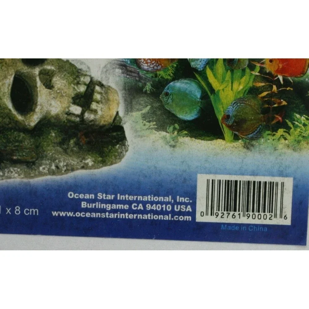 Air Operated Helmet Skull Aquarium Decorations Ornament OSI #90002 Very Cool